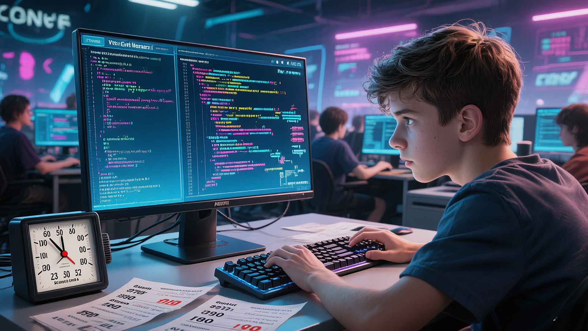 信奥赛考试时间分配技巧:与时间赛跑的智慧,如何避免做不完题?